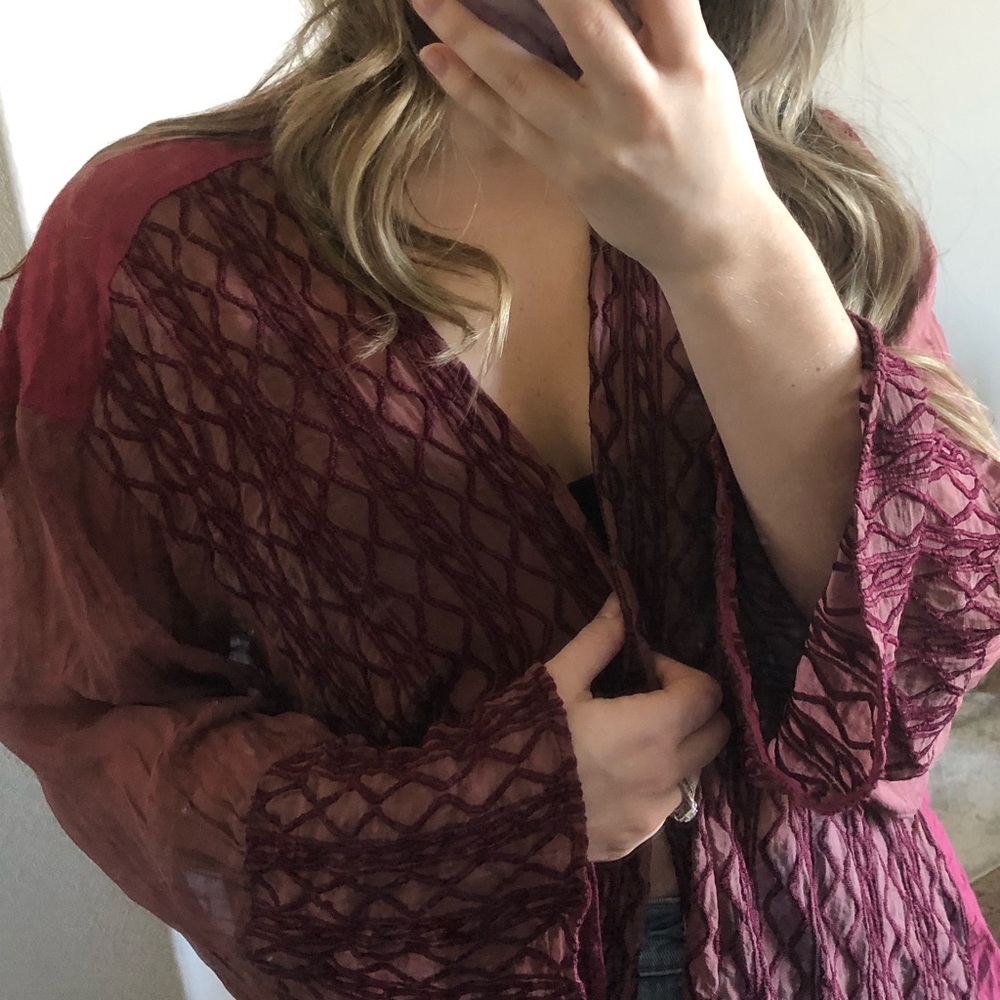 Vintage Style Kimono Robe O/S - Picture 2 of 6